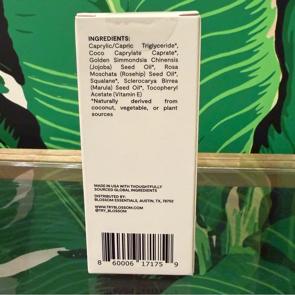 Blossom Essentials Hydration Oil Marula + Golden Jojoba NWT